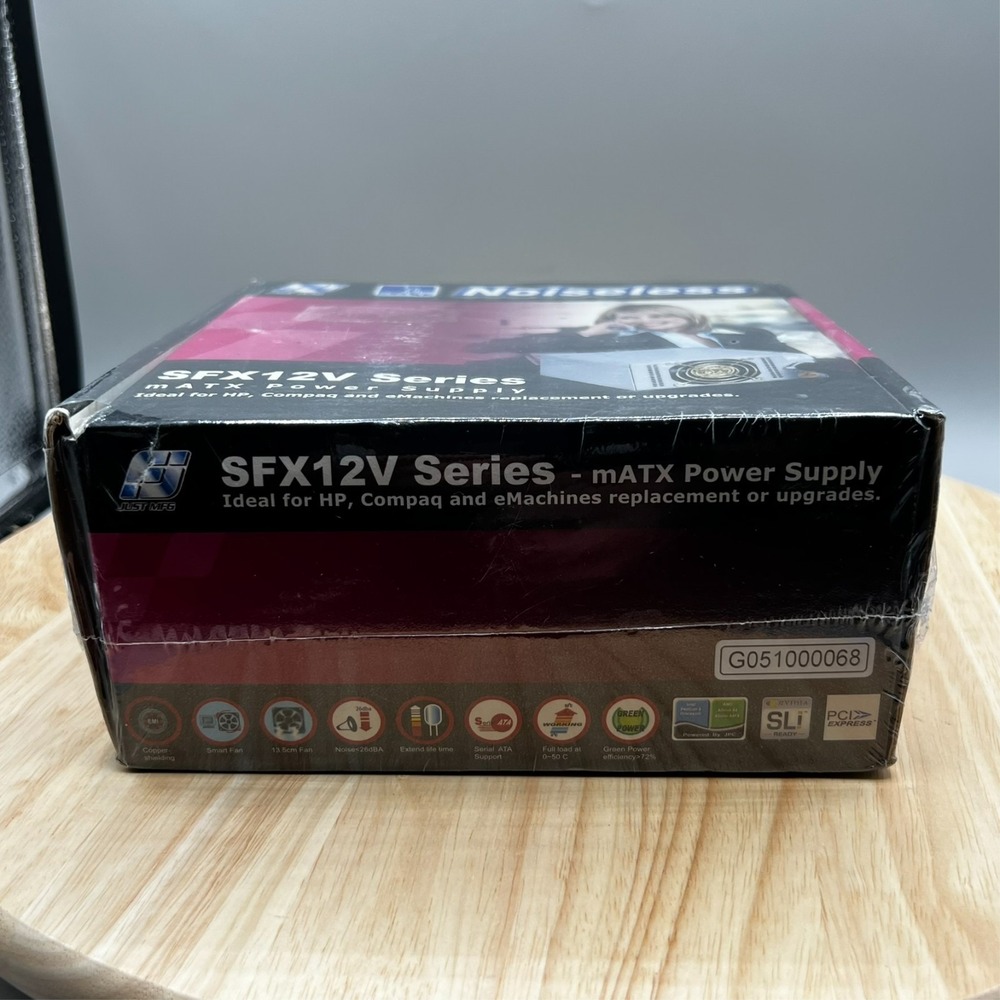 NOISELESS SFX12V Series mATX Power Supply HP Compaq eMachines New Sealed - Picture 6 of 6